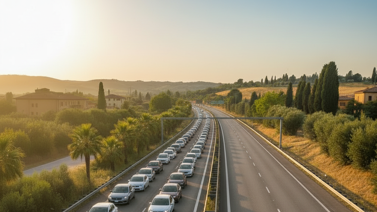 Stau in Italien