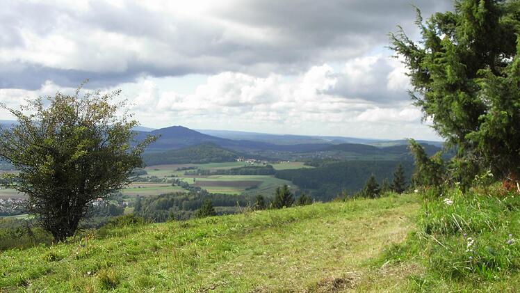 Fernblick von der Platzer Kuppe in Richtung Südwesten.Joachim Rübel
