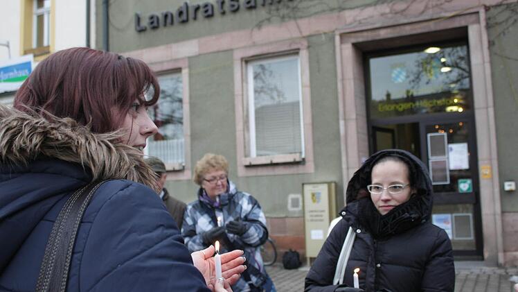 Organisatorin Christina Plank (links) mit Barbara Urban (rechts)