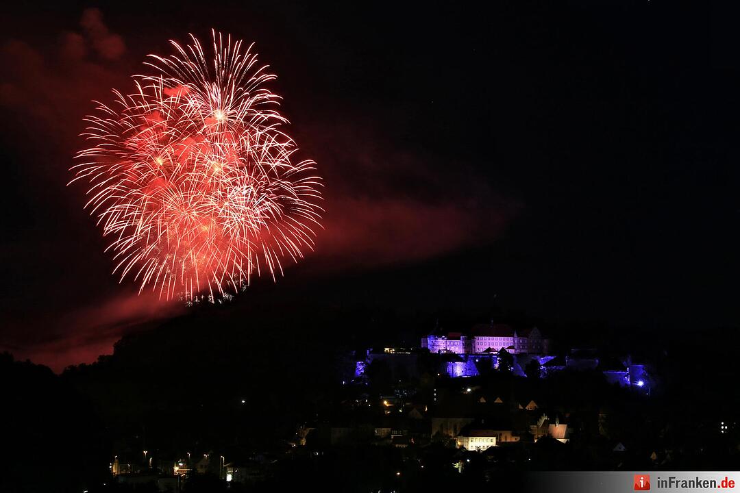 Feuerwerk am Kronacher Freischießen