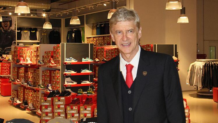 Arsenal-Trainer Arsene Wenger war auch zu Gast.