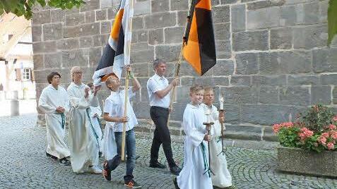 Der Familiensonntag begann mit einem Gottesdienst. Foto: Manfred Welker