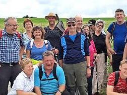 Die Wandergruppe hatte sichtlich Spaß.  Foto: privat