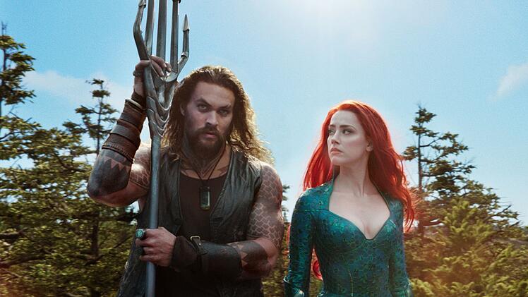 Aquaman (Jason Momoa) und Mera (Amber Heard) m&uuml;ssen Orm aufhalten.