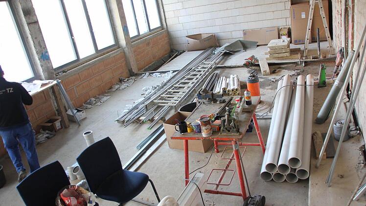 Hier sollen später einmal kleinere Veranstaltungen möglich sein. Foto: Marco Meißner