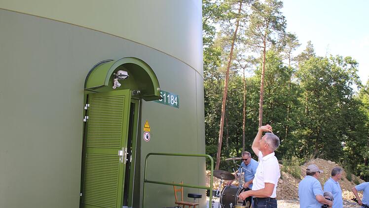 Eindrücke von der Einweihung des Sulzthaler Windparks. Foto: Hilmar Ruppert