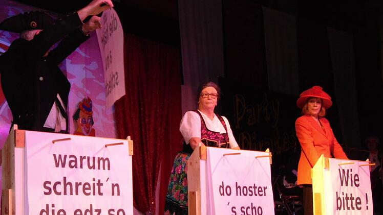 Die "Bütt ohne Worte" unterhielt auf die etwas andere Art.