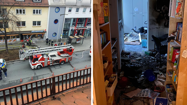 N&uuml;rnberg: Nach verheerendem Brand - Buchladenbetreiberin gibt Traumberuf auf