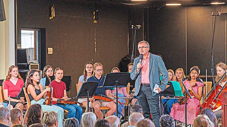 Die Junior Bigband unter der Leitung von Florian Kager.