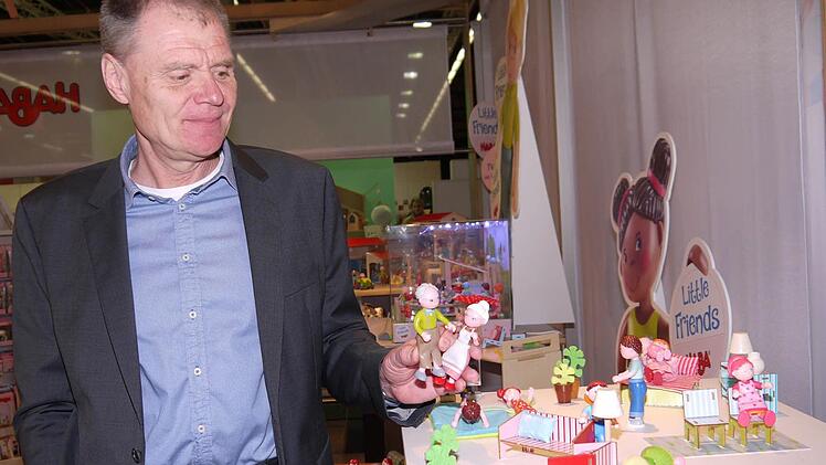 Mit den "Little Friends" bewegen sich Michael Hopf und Haba auf einem hart um kämpften Markt. Fotos: Berthold Köhler