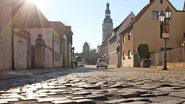 Die Sanierungen der Stra&szlig;en - wie hier die Steinwegstra&szlig;e - werden wie geplant angegangen.