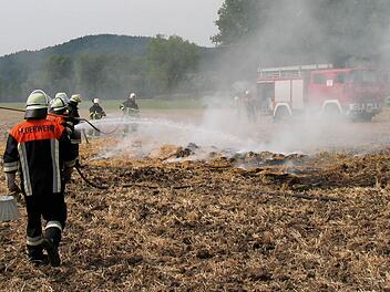 Die Feuerwehr hatte den Brand schnell im Griff. Foto: Werner Knoth