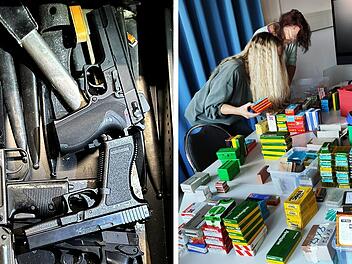 Gewaltiges Arsenal ausgehoben: Rentner aus Wunsiedel hortet Waffen in filmreifem Versteck