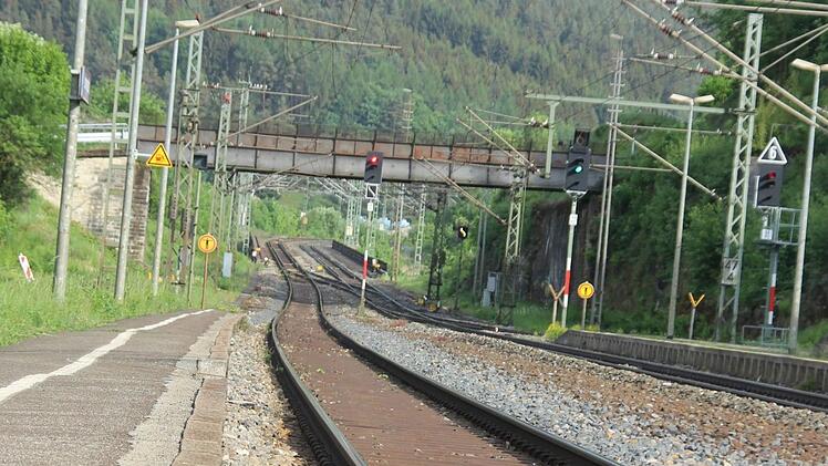 Der Bahnhof in Ludwigsstadt. Foto: Andreas Schmitt