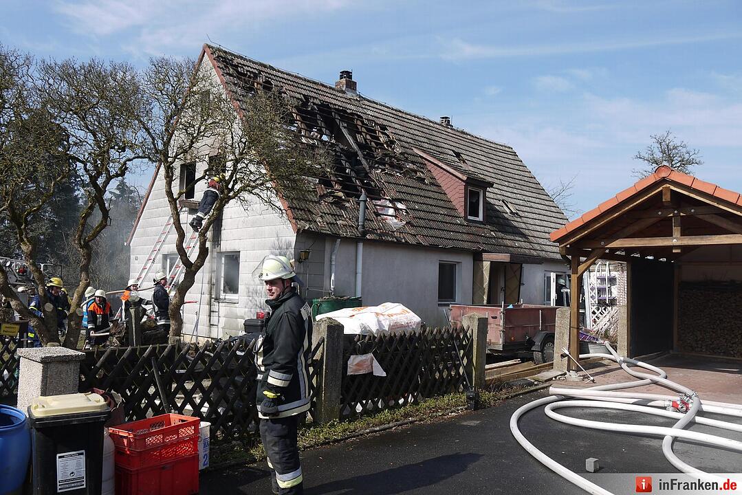 Bad Rodach: Brand in Mehrfamilienhaus