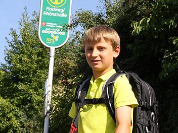Tom auf seinem Schulweg. Foto: Ralf Ruppert