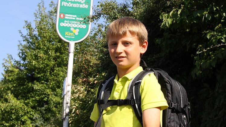 Tom auf seinem Schulweg. Foto: Ralf Ruppert