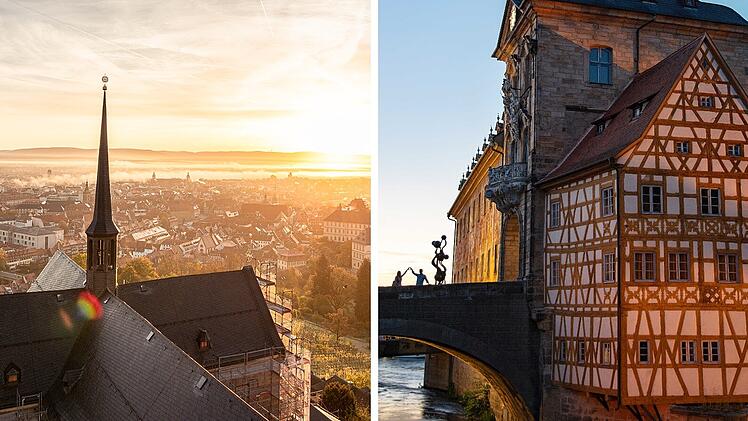 Bamberg gilt als das beliebteste Ausflugsziel unserer Leser, wenn es um romantische Orte in Franken geht