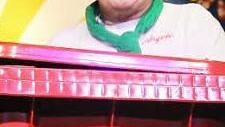 Christoph Müller und sein mobiler Pizzaautomat.