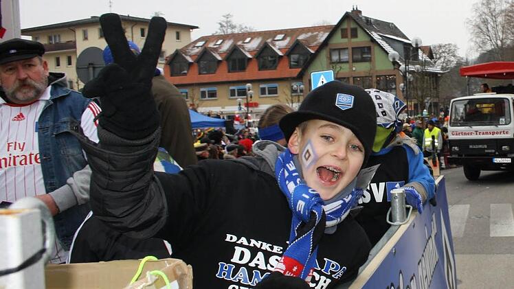 HSV-Fans aus Zeitlofs