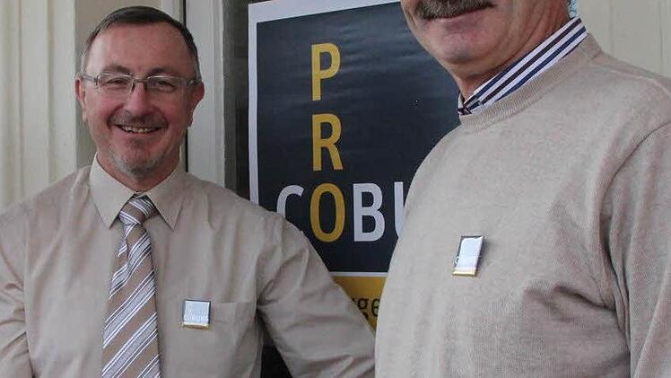 Das "Pro Coburg"-Duo Jürgen Heeb (links) und Peter Kammerscheid