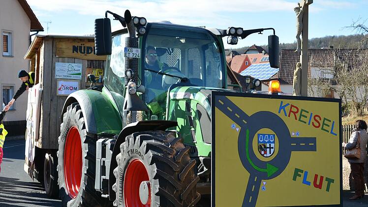 Faschingsumzug in Katzenbach und Lauter. Foto: Björn Hein