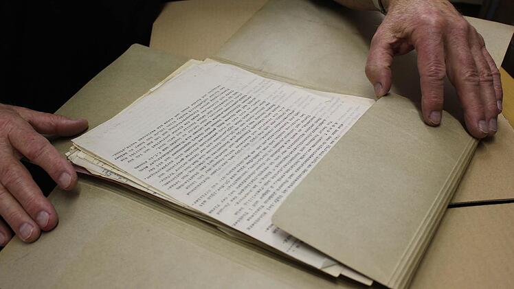 Nachlass eines Coburger Buchhalters aus der NS-Zeit. Foto: Ulrike Nauer