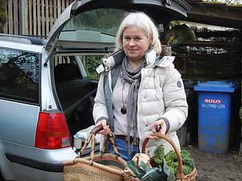 "Irgendwann muss der Verbraucher wieder n&auml;her an den Erzeuger heran", ist sich Silvia Schott sicher. Sie hat einen  Anteil an der Solidarischen Landwirtschaft am Patersberghof.Mirjam Stumpf