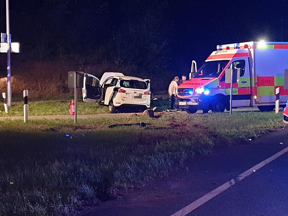 Vier Schwerverletzte bei Unfall nahe Wendelstein