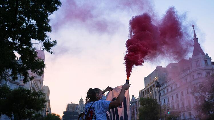 Protest in Madrid