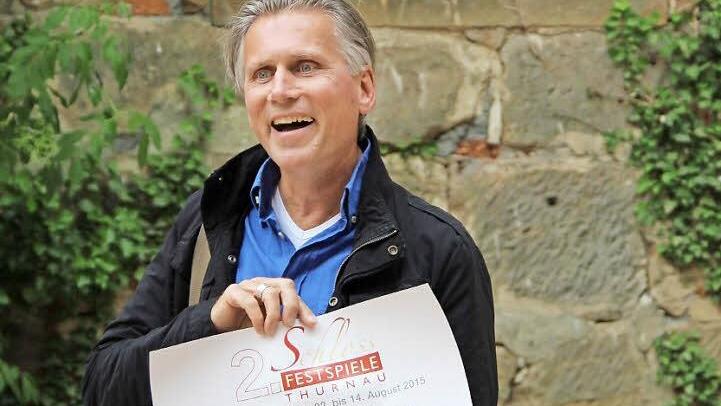 Wolfgang Krebs freut sich auf die diesjährige Spielzeit seiner Schlossfestspiele - und hofft, dass das Theater irgendwann ein neues Zuhause findet. Foto: Katharina Müller-Sanke