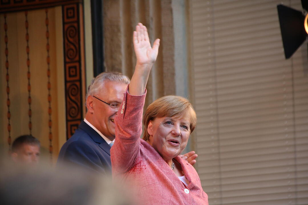 Angela Merkel zu Besuch in Bad Kissingen