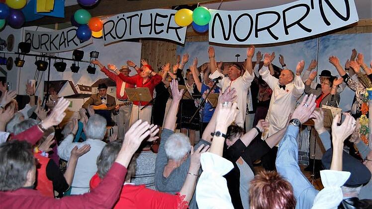 Faschingssitzung der Burkardrother Sängervereinigung Foto: Sigismund von Dobschütz
