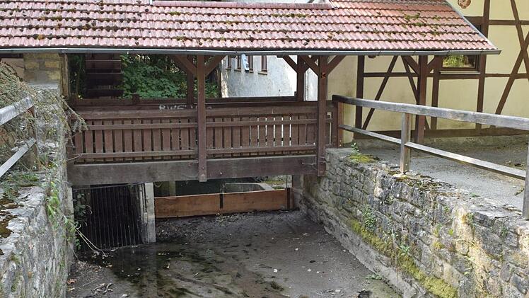 Im M&uuml;hlgraben ist kaum noch Wasser. Der Zustand ist laut Fachmeinung "kritisch".  Fotos: Martina Harasim