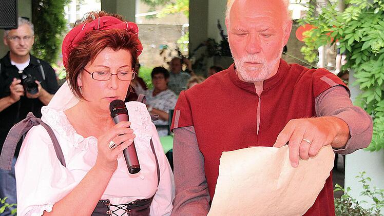 Beim Pfründnergespräch. Foto: Dieter Britz