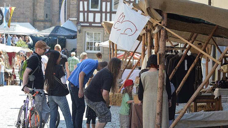 Impressionen vom Historischen Stadtspektakel: Ein Streifzug durch die obere Stadt. Foto: Ronald Rinklef