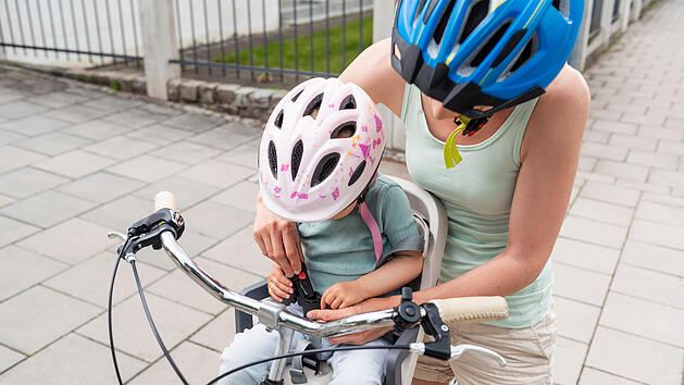 Kinderfahrradsitz, Fahrradsitz für Kinder, Fahrradfahren mit Kind
