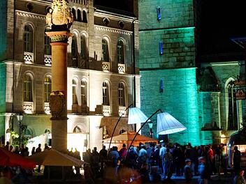 Das Lichterevent "Kronach leuchtet" soll künftig im Mai stattfinden. Foto: Archiv