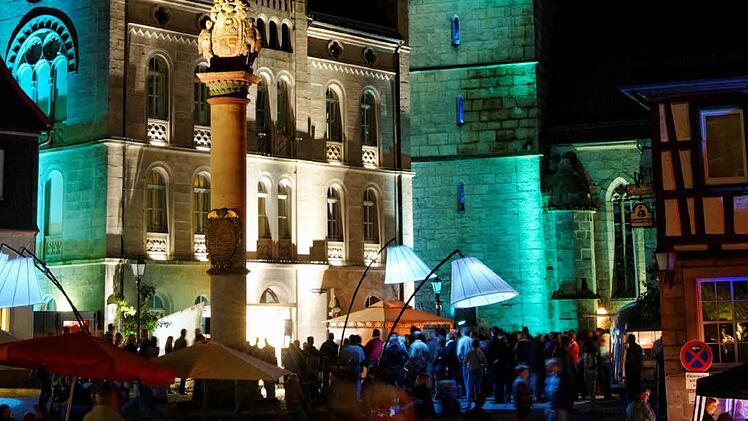 Das Lichterevent "Kronach leuchtet" soll künftig im Mai stattfinden. Foto: Archiv
