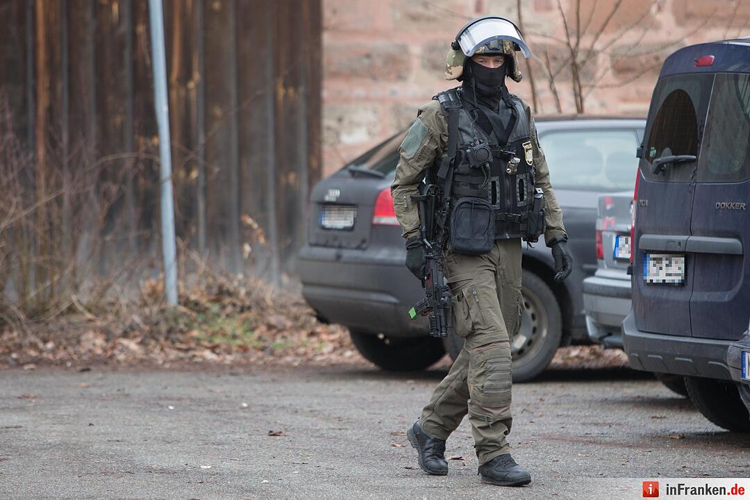 Großeinsatz an der Uni Nürnberg