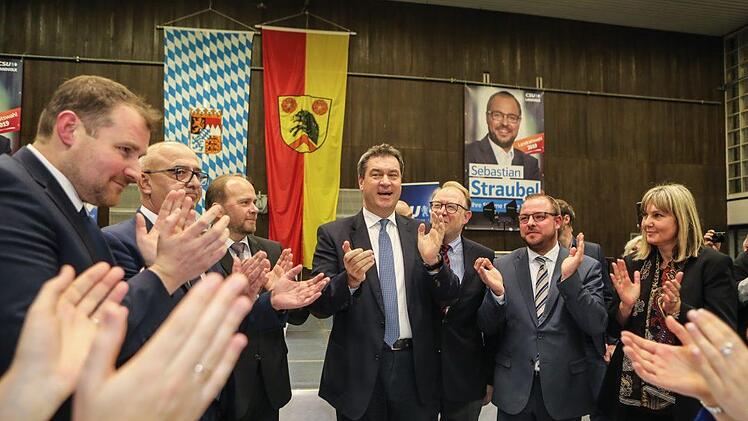 Impressionen vom Besuch des bayerischen Ministerpräsidenten, Markus Söder, am 9. Januar in Frohnlach - Foto: Berbara Herbst