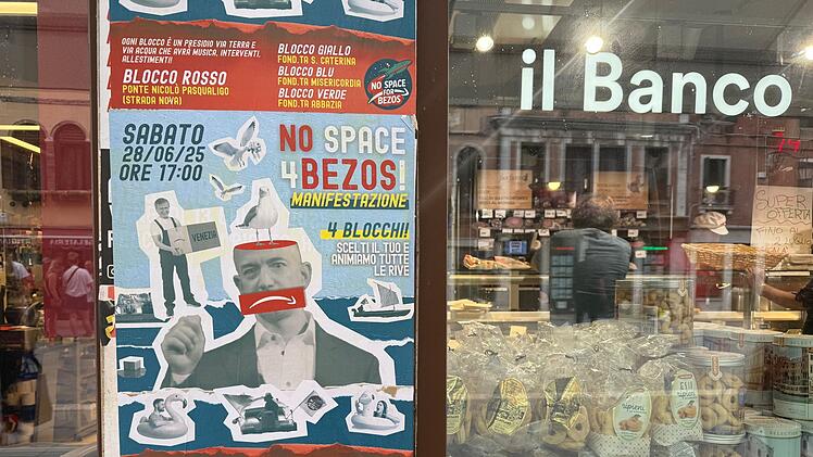 Vor der Bezos-Hochzeit in Venedig
