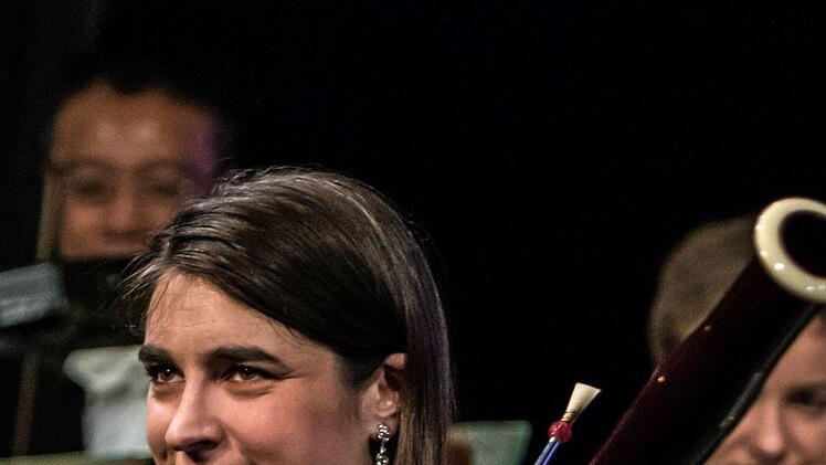 Umjubelte Solistin beim Sinfoniekonzert im Landestheater Coburg war Sophie Dervaux, Solofagottistin der Wiener Philharmoniker.Foto: Jochen Berger