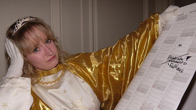 Nicht schon wieder: Christkind Nicole Bauer muss nach der "Fränkischen Weihnacht" 2020 auch die diesjährige Auflage aus dem Kalender streichen.