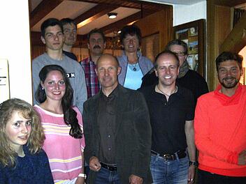 Die erfolgreichen Sporler des WSV Oberweißenbrunn (von links): Laura Kemmerzell, Ricarda Eckert, Kevin Back, Stefan Back, Georg Hüfner, Ewald Simon, Bettina Back, Michael Schrenk, Ester Dosch Esther und Nikolas Schmiedel.  Foto: Marion Eckert