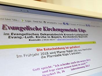 Die Meldung auf der Homepage ist schon wieder überholt: Der gefundene Nachfolger für Pfarrer Friedrich Seegenschmiedt, hat seine Zusage inzwischen zurückgezogen. Foto: Marian Hamacher