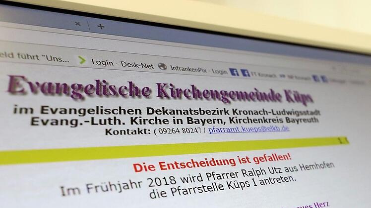 Die Meldung auf der Homepage ist schon wieder überholt: Der gefundene Nachfolger für Pfarrer Friedrich Seegenschmiedt, hat seine Zusage inzwischen zurückgezogen. Foto: Marian Hamacher