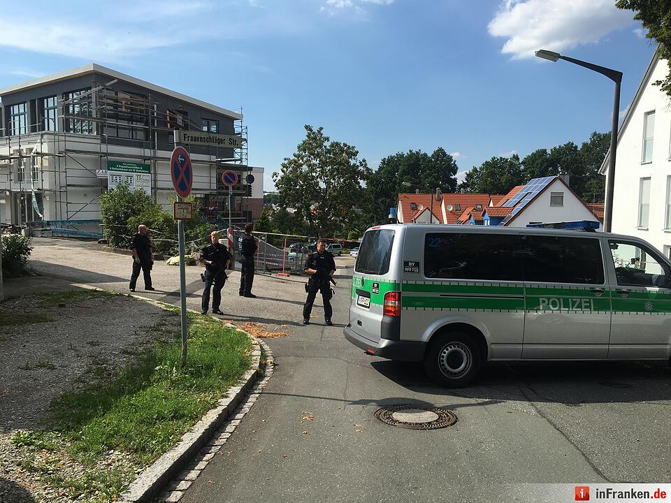 Koffer verpufft in Zirndorf