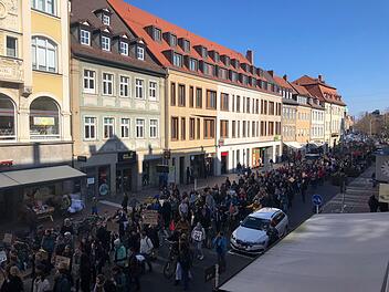 Bamberg: Globaler Klimastreik - zahlreiche Teilnehmer bei "Fridays for Future"-Demo