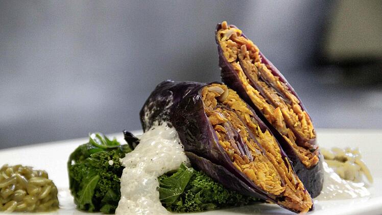 Die vetarische Roulade von Sebastian MillerFotos: Pelke